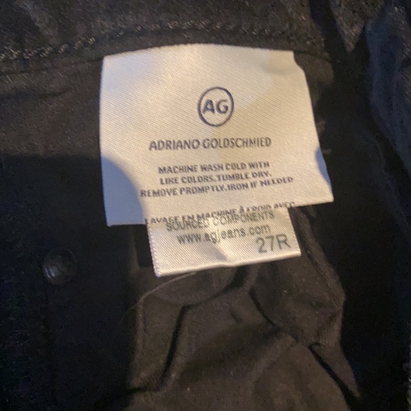 Black velour skinny legs pants - Picture 4 of 5